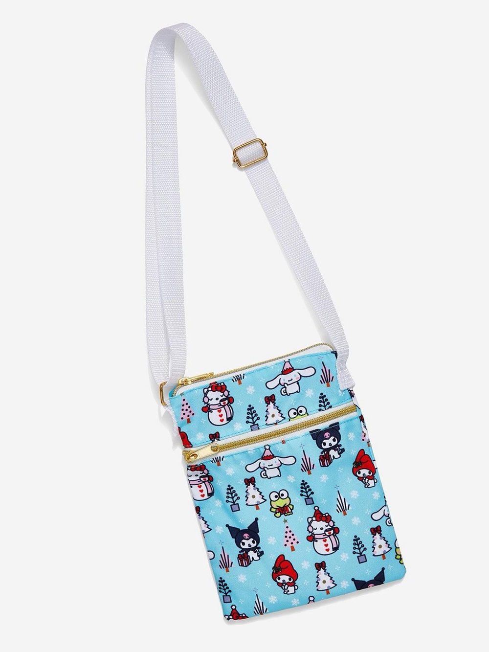 LOUNGEFLY Hello Kitty And Friends Holiday Passport Crossbody Bag